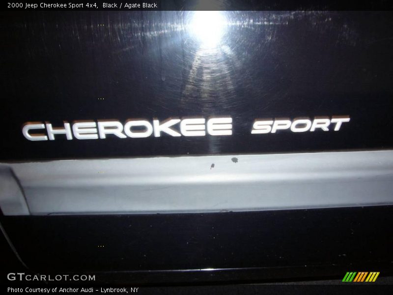 Black / Agate Black 2000 Jeep Cherokee Sport 4x4