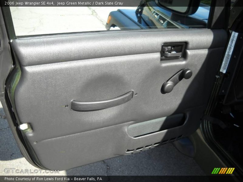 Jeep Green Metallic / Dark Slate Gray 2006 Jeep Wrangler SE 4x4