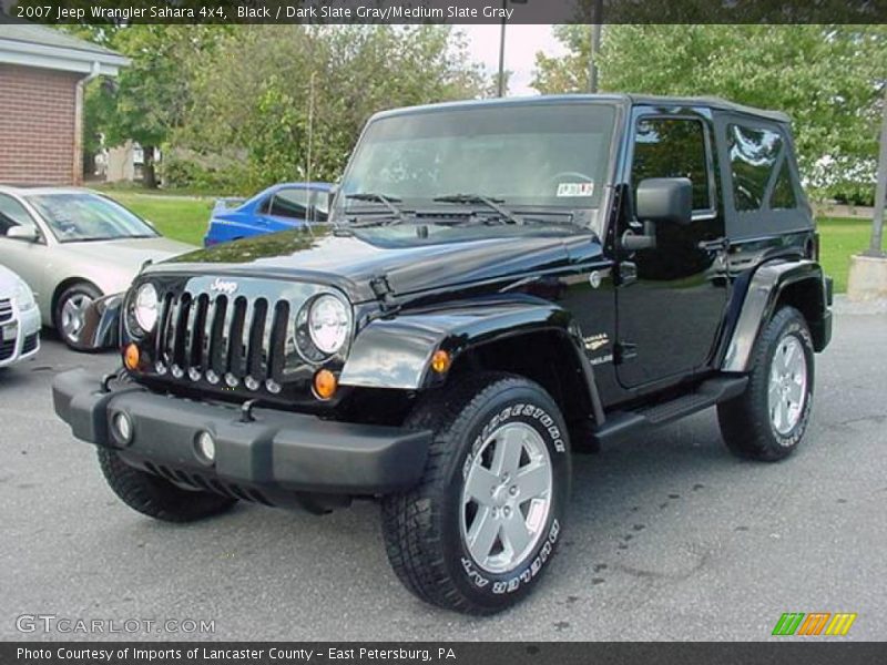 Black / Dark Slate Gray/Medium Slate Gray 2007 Jeep Wrangler Sahara 4x4