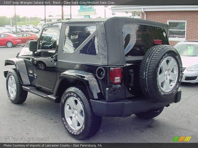 Black / Dark Slate Gray/Medium Slate Gray 2007 Jeep Wrangler Sahara 4x4