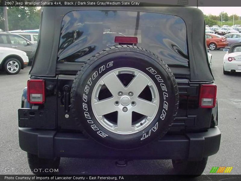 Black / Dark Slate Gray/Medium Slate Gray 2007 Jeep Wrangler Sahara 4x4