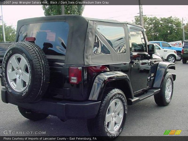 Black / Dark Slate Gray/Medium Slate Gray 2007 Jeep Wrangler Sahara 4x4