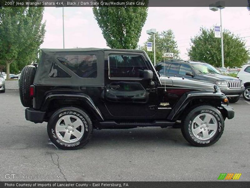 Black / Dark Slate Gray/Medium Slate Gray 2007 Jeep Wrangler Sahara 4x4
