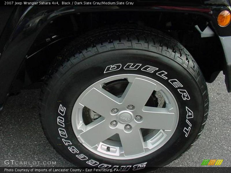 Black / Dark Slate Gray/Medium Slate Gray 2007 Jeep Wrangler Sahara 4x4