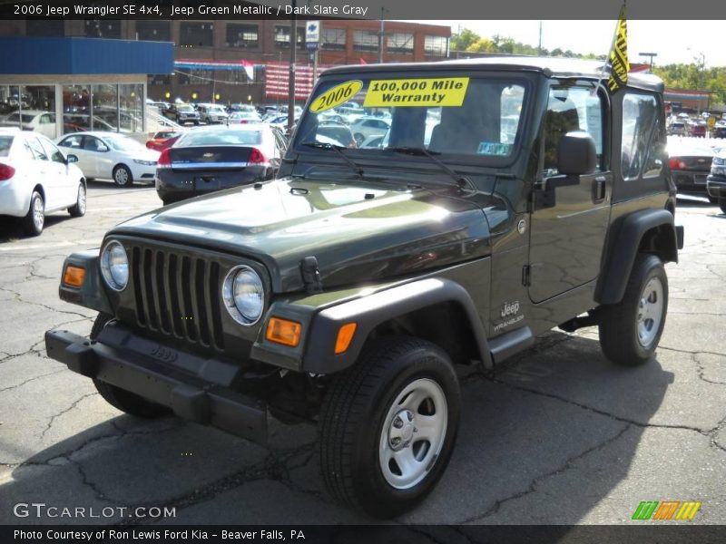 Jeep Green Metallic / Dark Slate Gray 2006 Jeep Wrangler SE 4x4