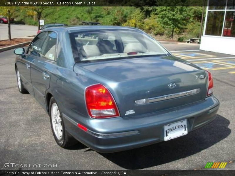 Celadon Green / Beige 2002 Hyundai XG350 Sedan