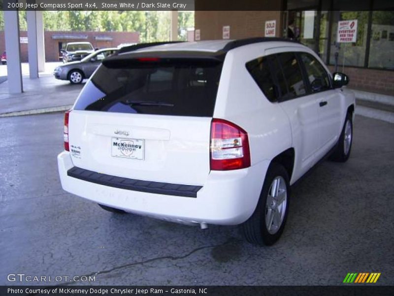 Stone White / Dark Slate Gray 2008 Jeep Compass Sport 4x4