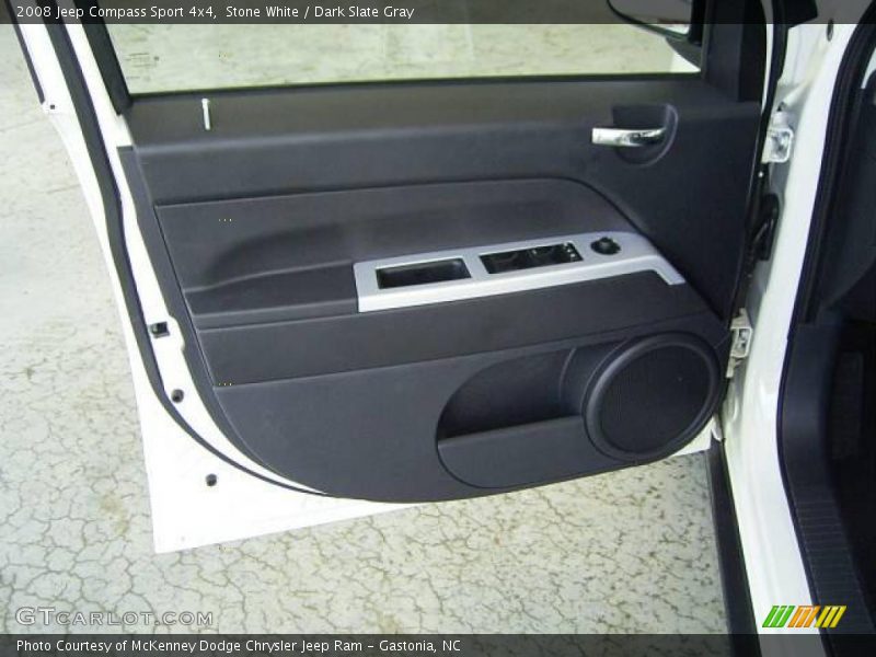 Stone White / Dark Slate Gray 2008 Jeep Compass Sport 4x4