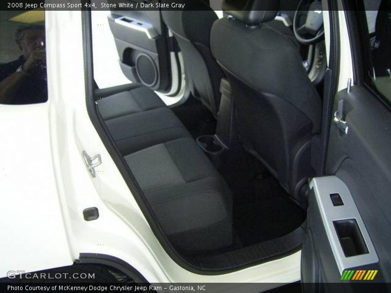 Stone White / Dark Slate Gray 2008 Jeep Compass Sport 4x4