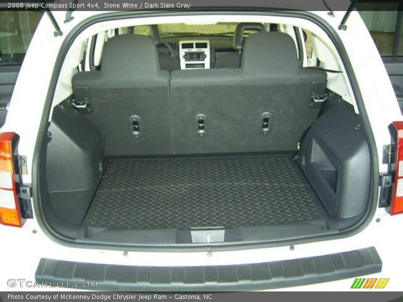 Stone White / Dark Slate Gray 2008 Jeep Compass Sport 4x4