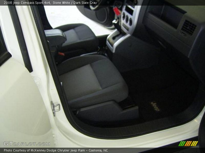 Stone White / Dark Slate Gray 2008 Jeep Compass Sport 4x4