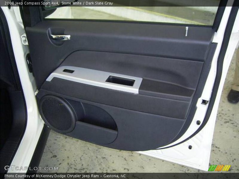 Stone White / Dark Slate Gray 2008 Jeep Compass Sport 4x4