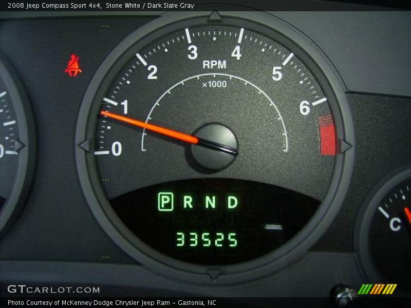 Stone White / Dark Slate Gray 2008 Jeep Compass Sport 4x4