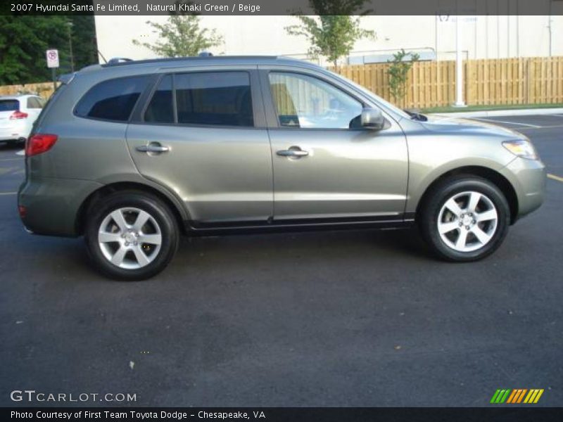 Natural Khaki Green / Beige 2007 Hyundai Santa Fe Limited