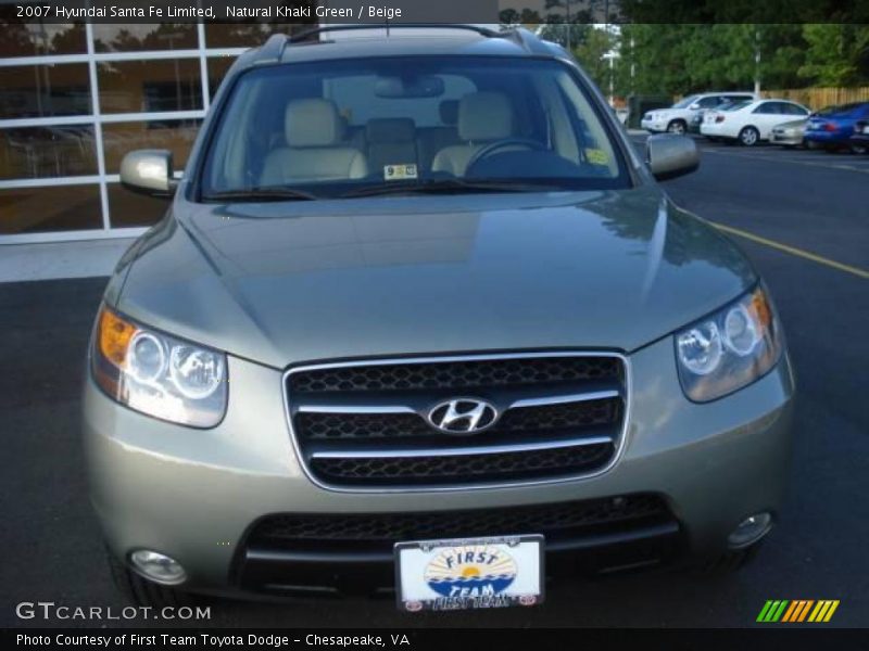Natural Khaki Green / Beige 2007 Hyundai Santa Fe Limited