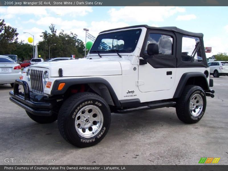 Stone White / Dark Slate Gray 2006 Jeep Wrangler SE 4x4
