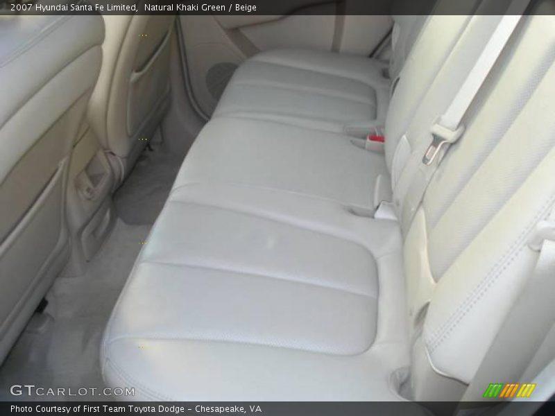 Natural Khaki Green / Beige 2007 Hyundai Santa Fe Limited