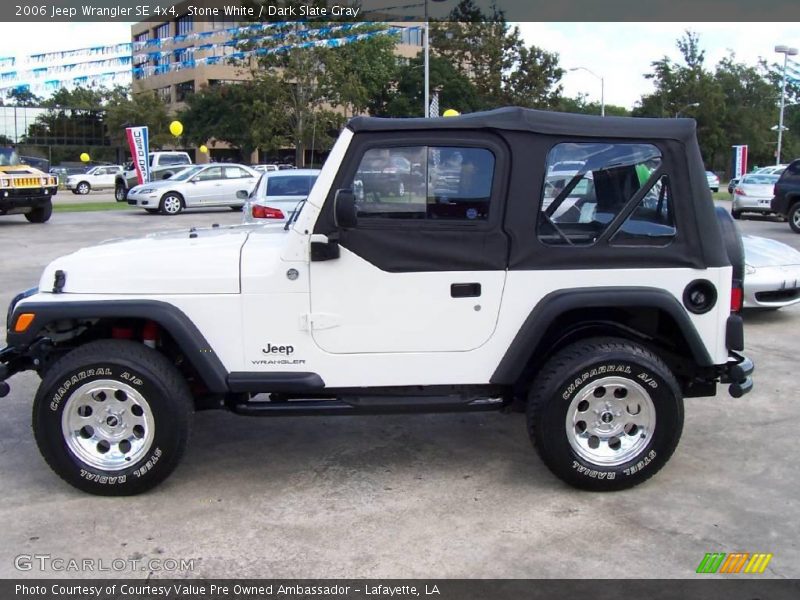 Stone White / Dark Slate Gray 2006 Jeep Wrangler SE 4x4