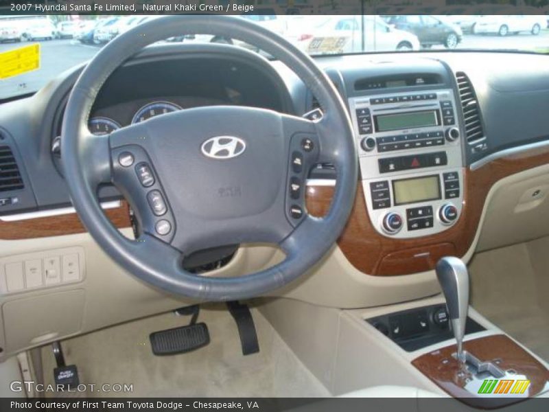 Natural Khaki Green / Beige 2007 Hyundai Santa Fe Limited