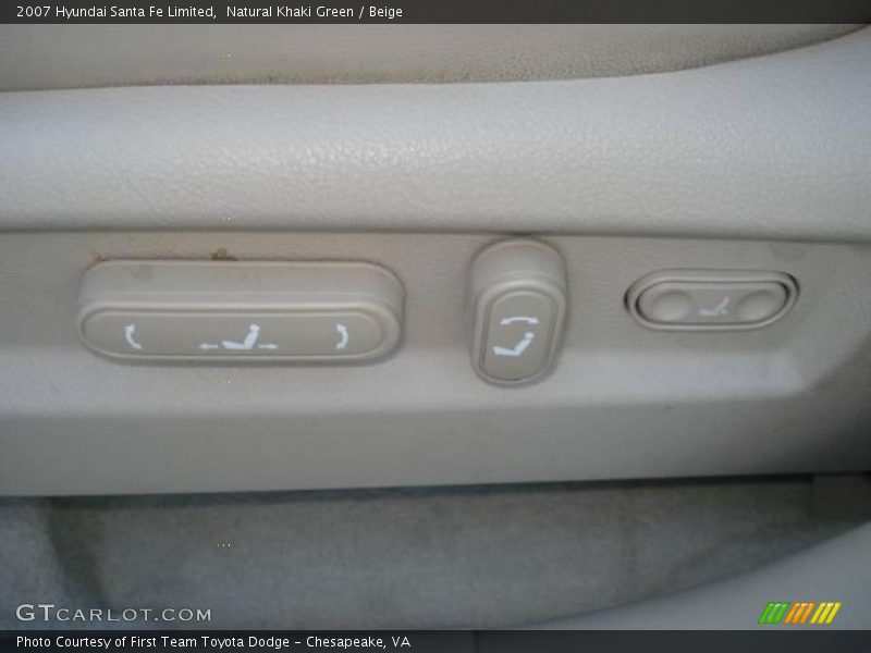 Natural Khaki Green / Beige 2007 Hyundai Santa Fe Limited
