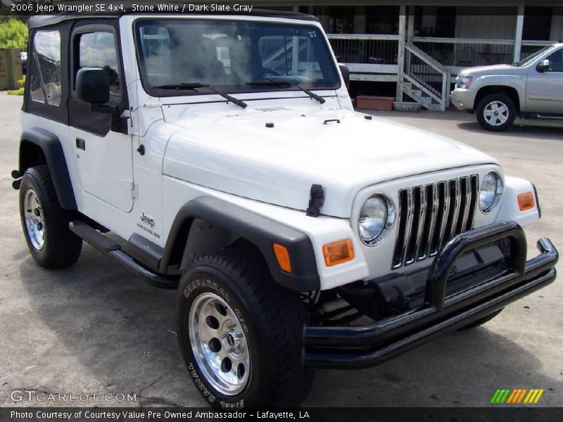 Stone White / Dark Slate Gray 2006 Jeep Wrangler SE 4x4