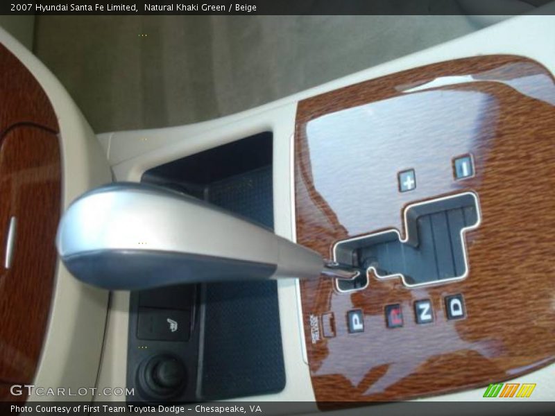 Natural Khaki Green / Beige 2007 Hyundai Santa Fe Limited