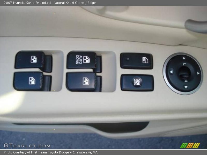 Natural Khaki Green / Beige 2007 Hyundai Santa Fe Limited