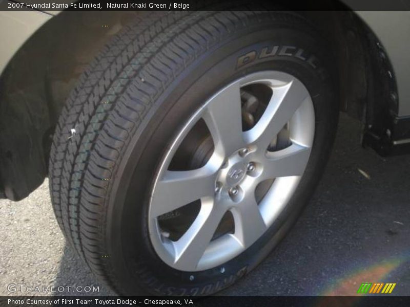 Natural Khaki Green / Beige 2007 Hyundai Santa Fe Limited