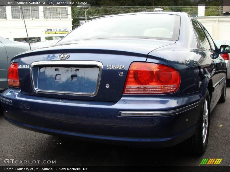 Ardor Blue / Beige 2005 Hyundai Sonata GLS V6