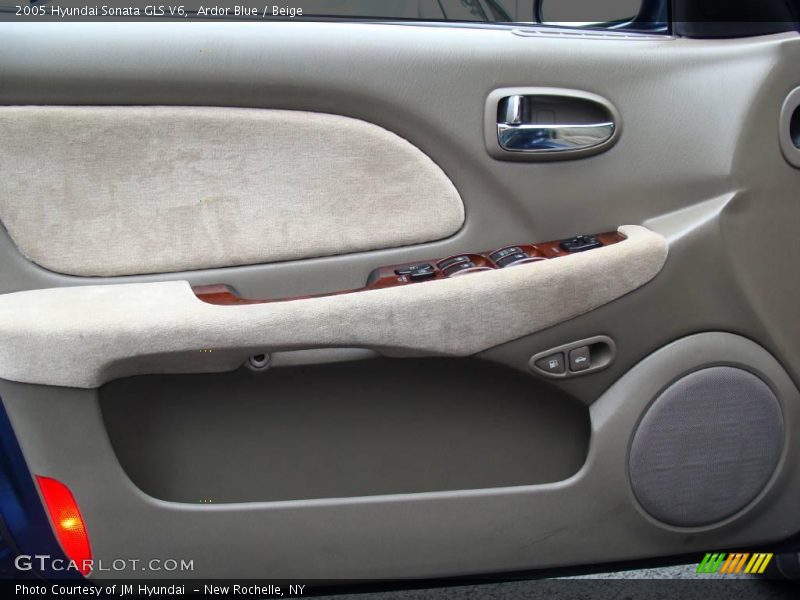 Ardor Blue / Beige 2005 Hyundai Sonata GLS V6