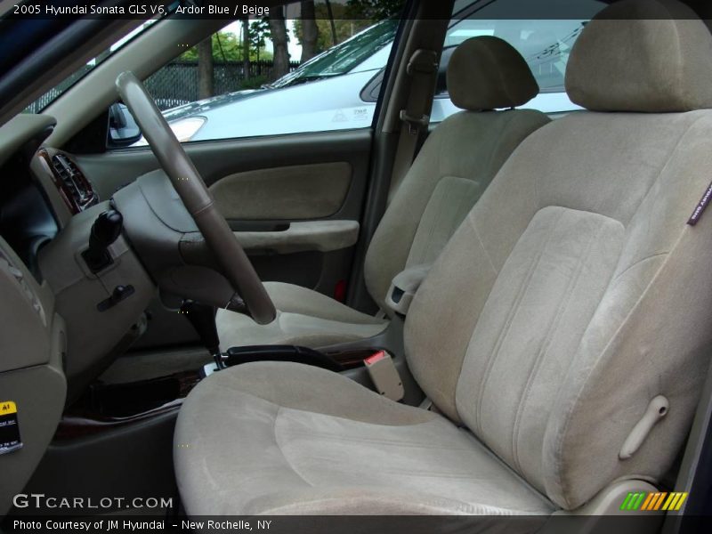 Ardor Blue / Beige 2005 Hyundai Sonata GLS V6