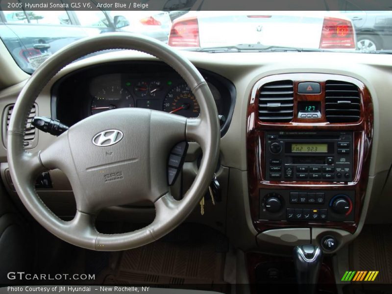 Ardor Blue / Beige 2005 Hyundai Sonata GLS V6