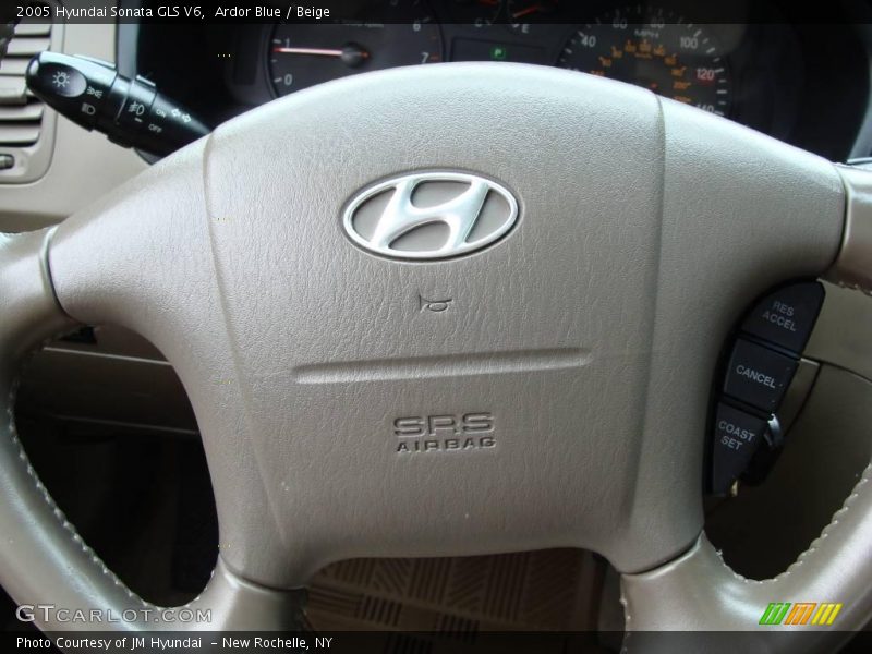Ardor Blue / Beige 2005 Hyundai Sonata GLS V6