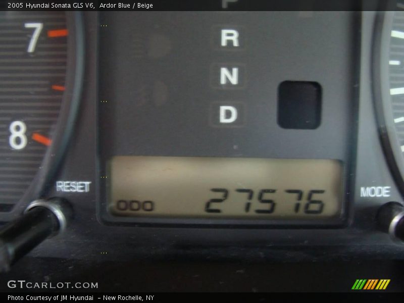 Ardor Blue / Beige 2005 Hyundai Sonata GLS V6
