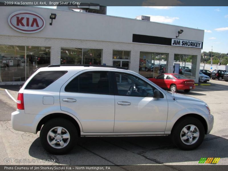 Bright Silver / Gray 2009 Kia Sorento LX 4x4