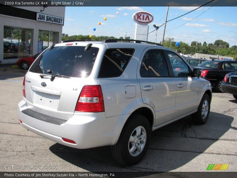 Bright Silver / Gray 2009 Kia Sorento LX 4x4