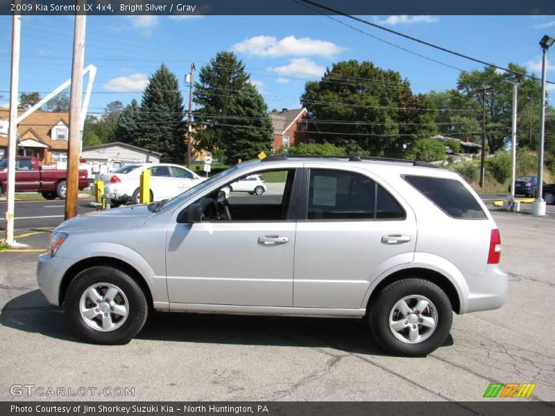 Bright Silver / Gray 2009 Kia Sorento LX 4x4