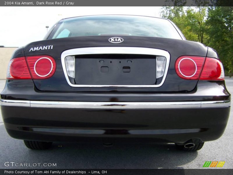 Dark Rose Red / Gray 2004 Kia Amanti