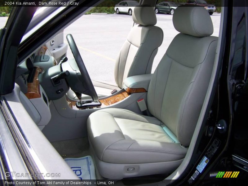 Dark Rose Red / Gray 2004 Kia Amanti