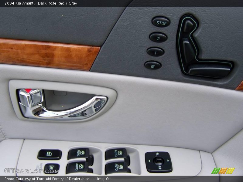 Dark Rose Red / Gray 2004 Kia Amanti