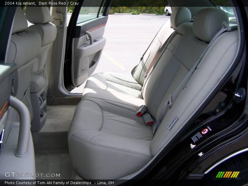 Dark Rose Red / Gray 2004 Kia Amanti