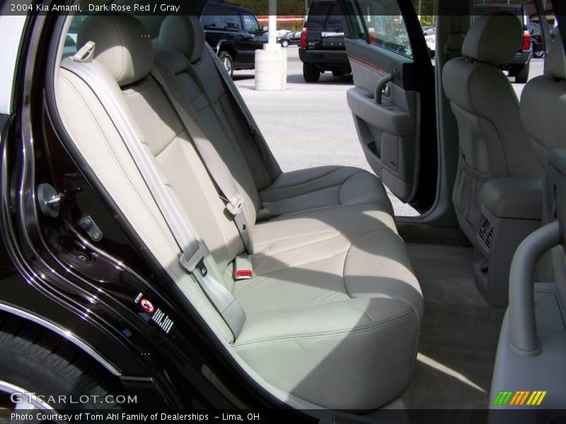 Dark Rose Red / Gray 2004 Kia Amanti