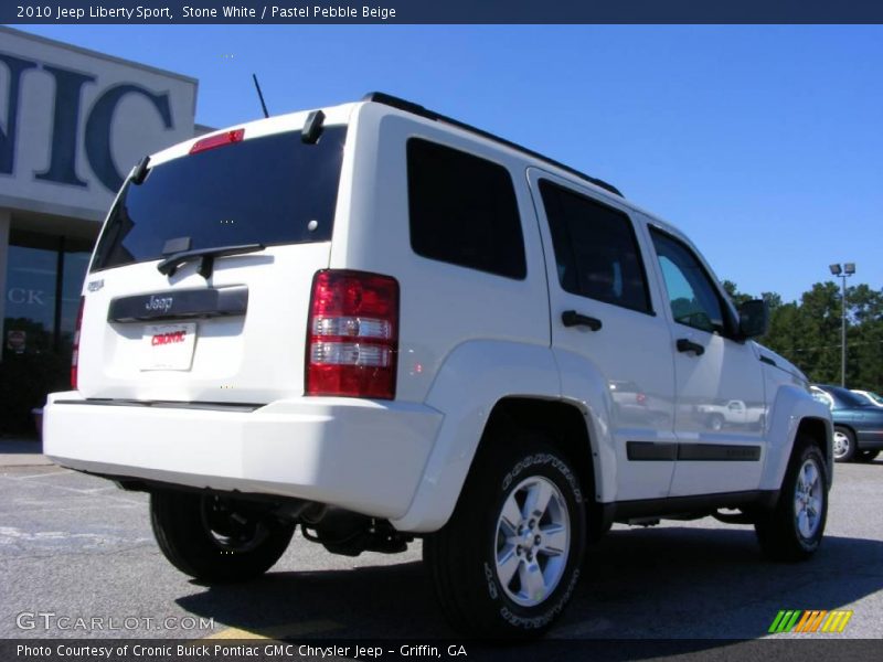 Stone White / Pastel Pebble Beige 2010 Jeep Liberty Sport