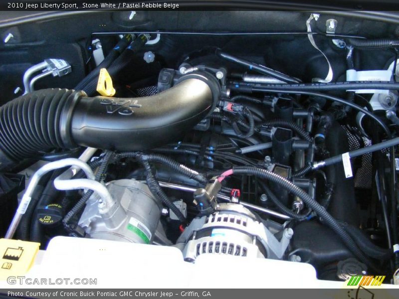 Stone White / Pastel Pebble Beige 2010 Jeep Liberty Sport