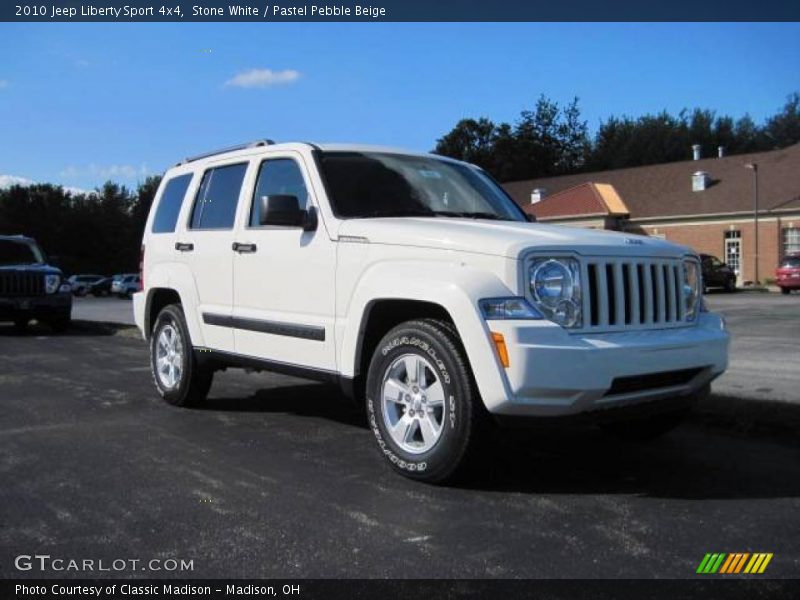 Stone White / Pastel Pebble Beige 2010 Jeep Liberty Sport 4x4