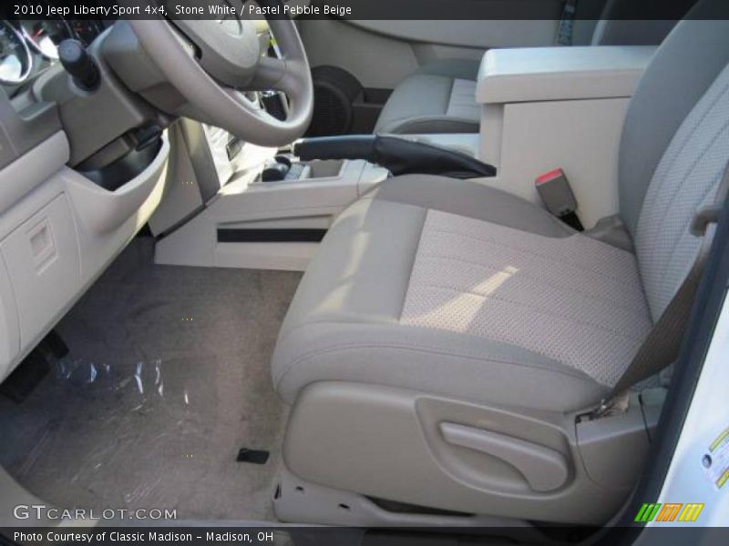 Stone White / Pastel Pebble Beige 2010 Jeep Liberty Sport 4x4