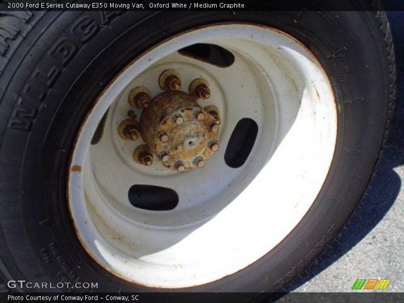 Oxford White / Medium Graphite 2000 Ford E Series Cutaway E350 Moving Van