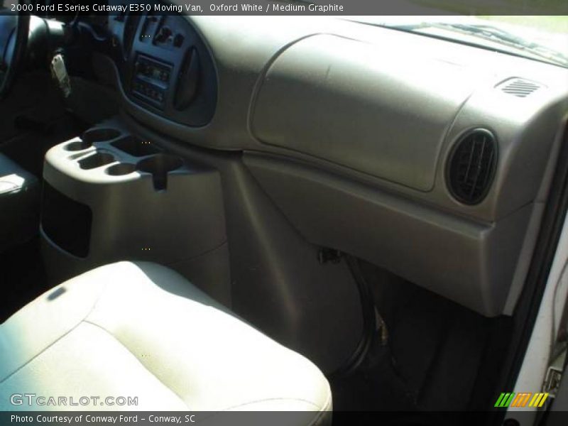 Oxford White / Medium Graphite 2000 Ford E Series Cutaway E350 Moving Van