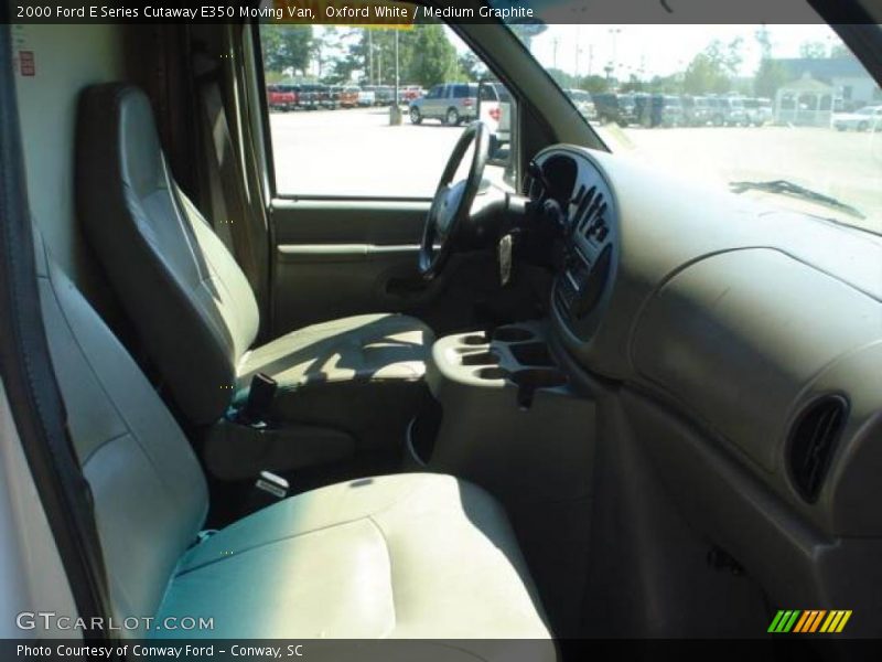 Oxford White / Medium Graphite 2000 Ford E Series Cutaway E350 Moving Van