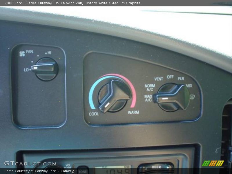 Oxford White / Medium Graphite 2000 Ford E Series Cutaway E350 Moving Van